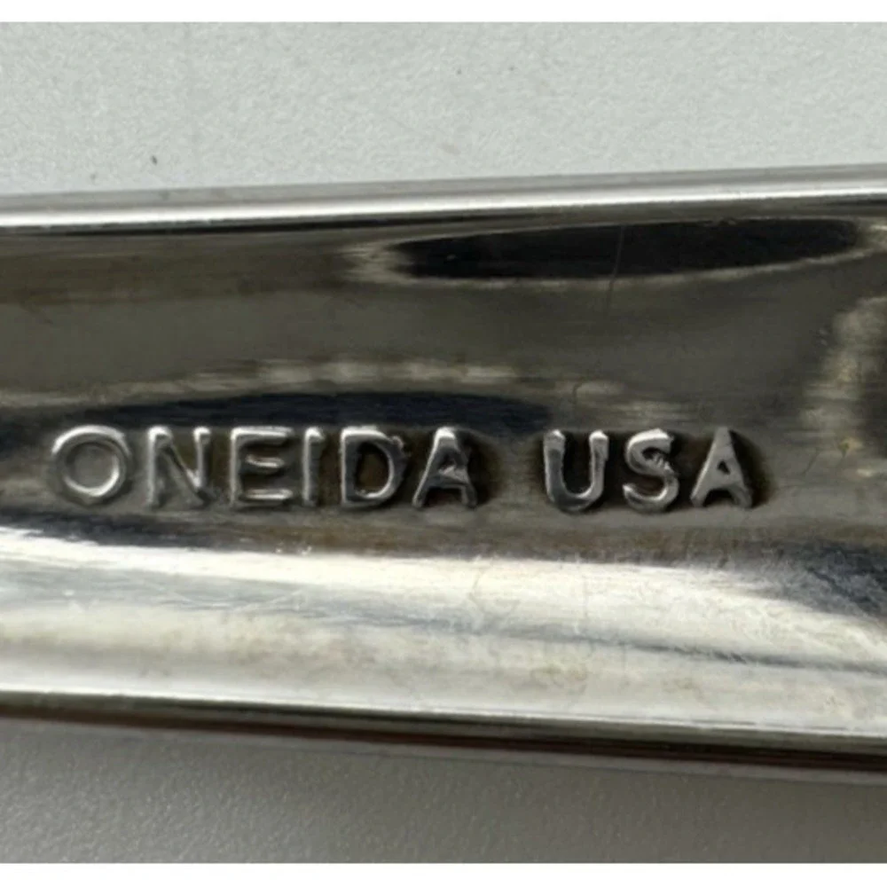 Oneida Rattan Satin Dinner Forks‎ Set 4 Stainless Steel USA Flatware